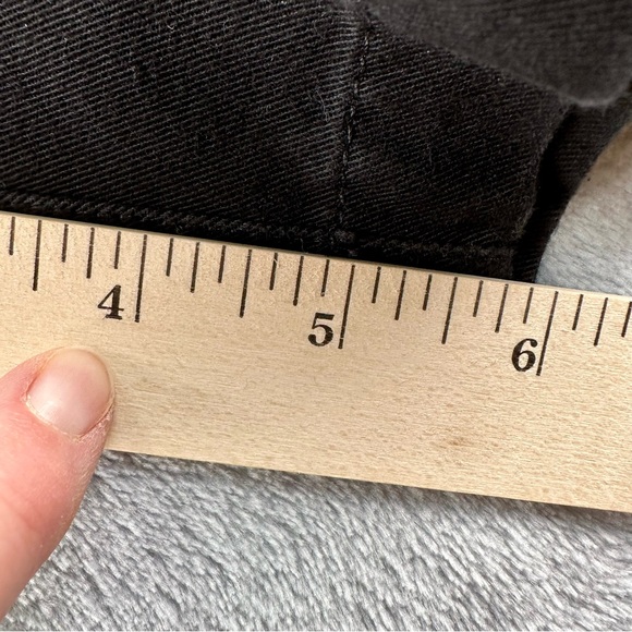 TALBOTS Denim Shorts Womens Size 18 Blk NWT High Waist 18.25 100%Cotton 5 Pocket - Picture 4 of 10